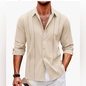 Men’s linen beach shirt, brand new